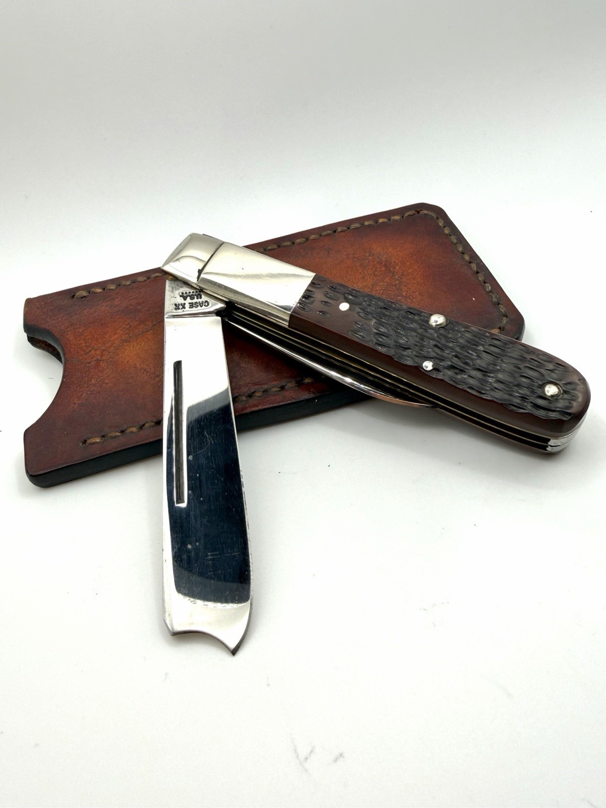 Case XX 1974 Beautiful Razor Jack Knife Unused Near *MINT*
