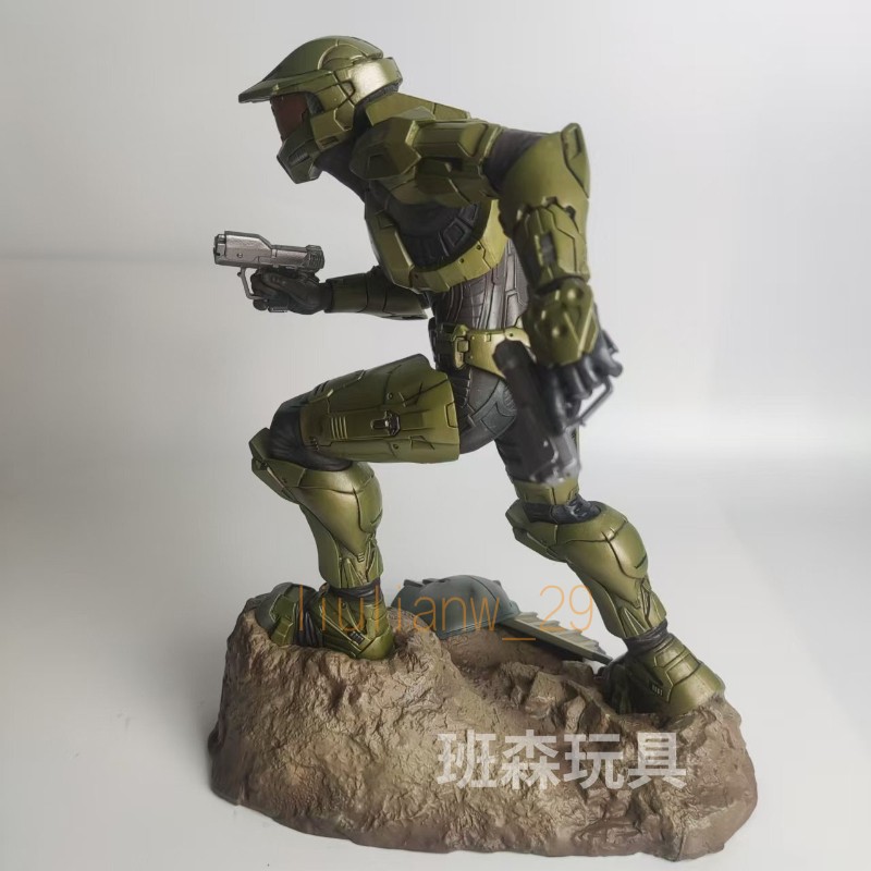 auth Halo 3 Master Chief Anime 1/12  Action Figure Model PVC Statue Gift Box