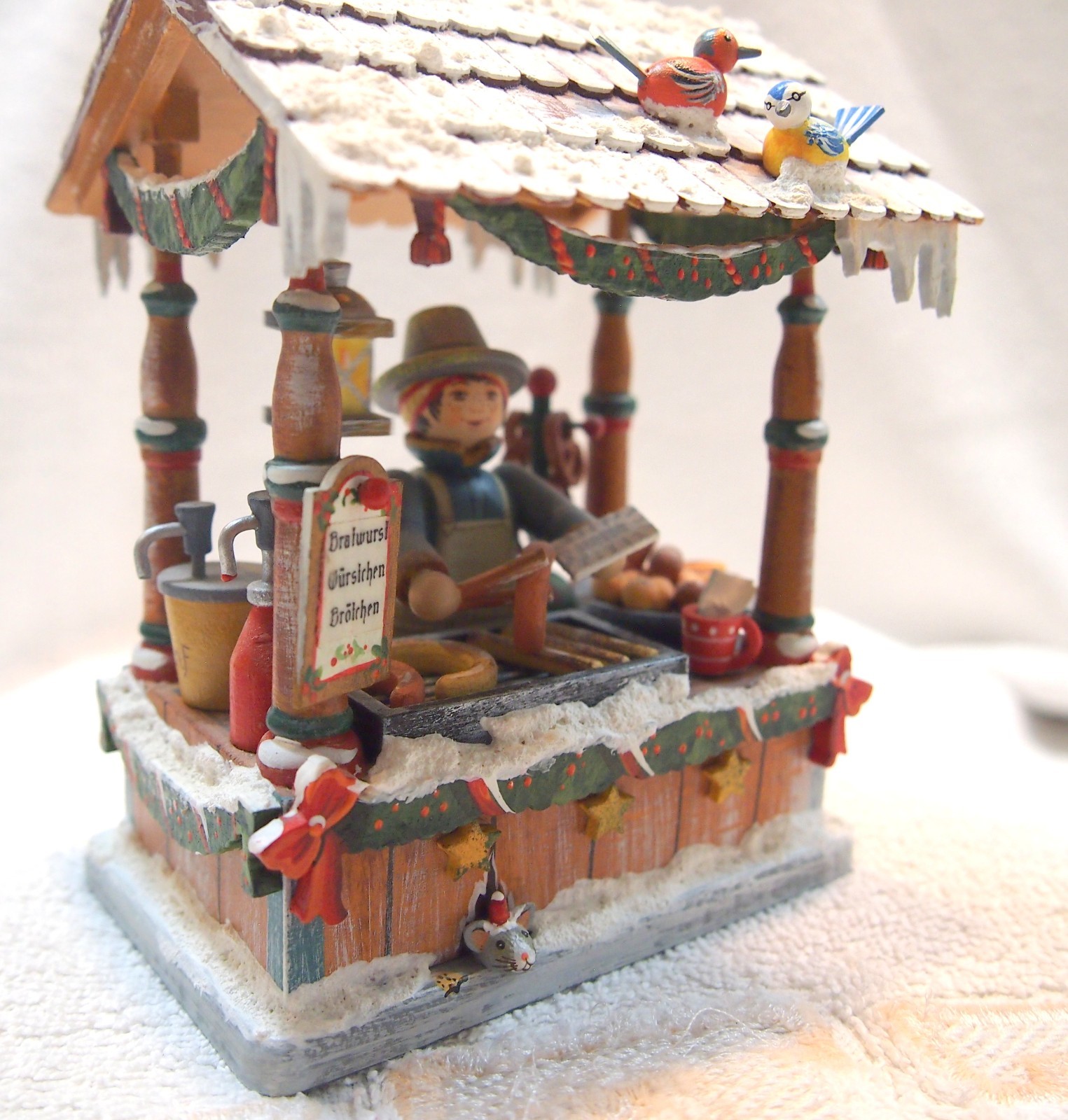 Kathe Wohlfahrt Kindertraum Bratwursthausle Christmas Market Stall 2006 Pre-own