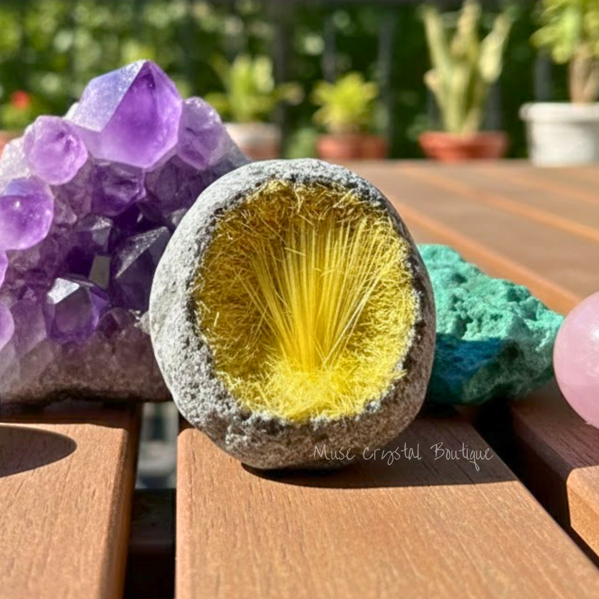 50-80g Rare Goethite Yellow Copper Ore Quartz Crystal Specimen Home Decor Gift