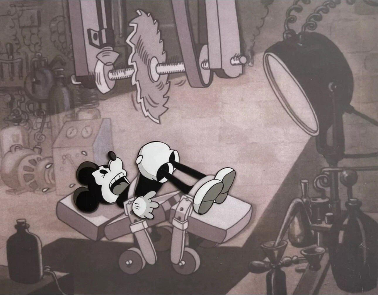 Mickey Mouse “The Mad Doctor”  1933 Hand Painted Animation Cel