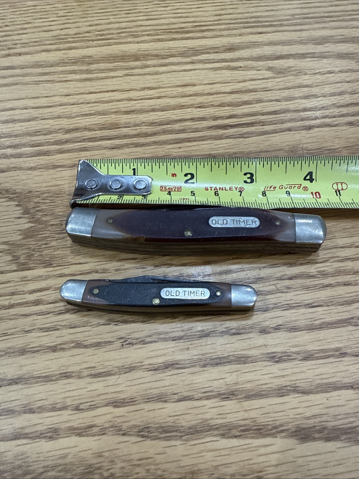 Vintage Schrade Old Timer Knife Lot 104OT Minuteman & 77OT Muskrat Pocket Knives Vintage Schrade Old Timer Knife Lot 104OT Minuteman & 77OT Muskrat Pocket Knives