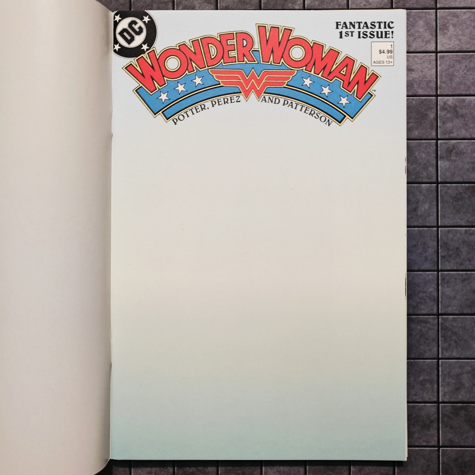 Wonder Woman (George Perez) #1 - (2023 Facsimile Blank Variant) - UNREAD NM