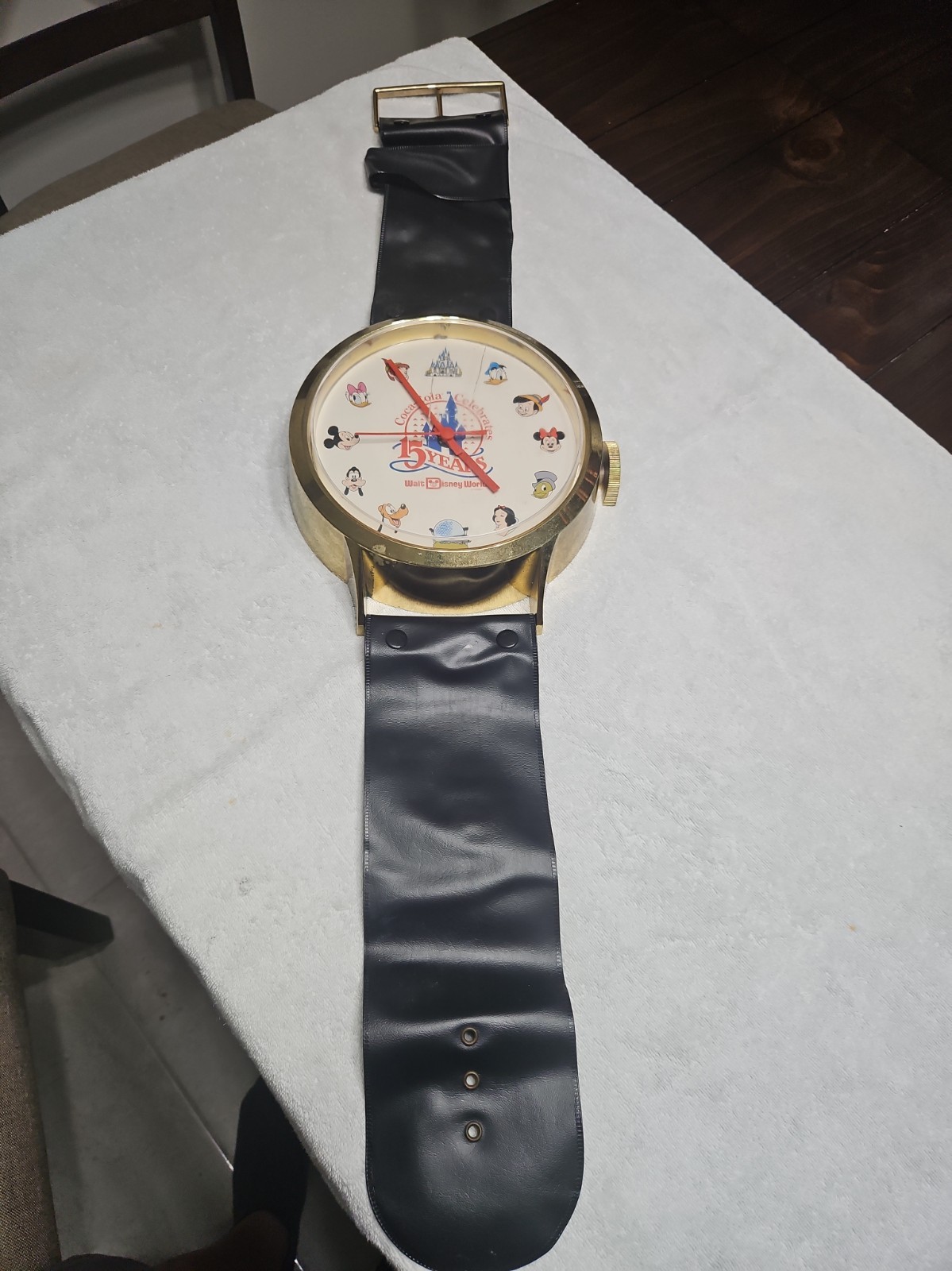 Disney x Coca-Cola 15 Years Disney World Wall Hanging Watch/Clock *Untested*