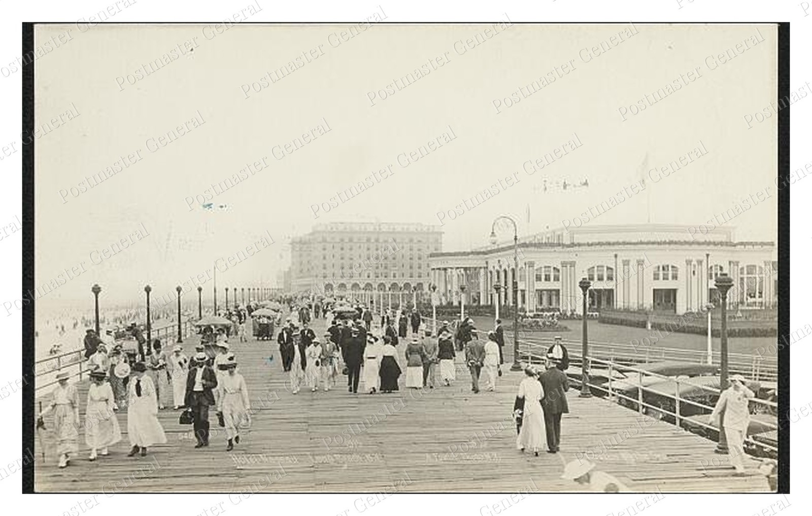 Long Beach New York Hotel Nassau Standard Postcard COPY RPPC