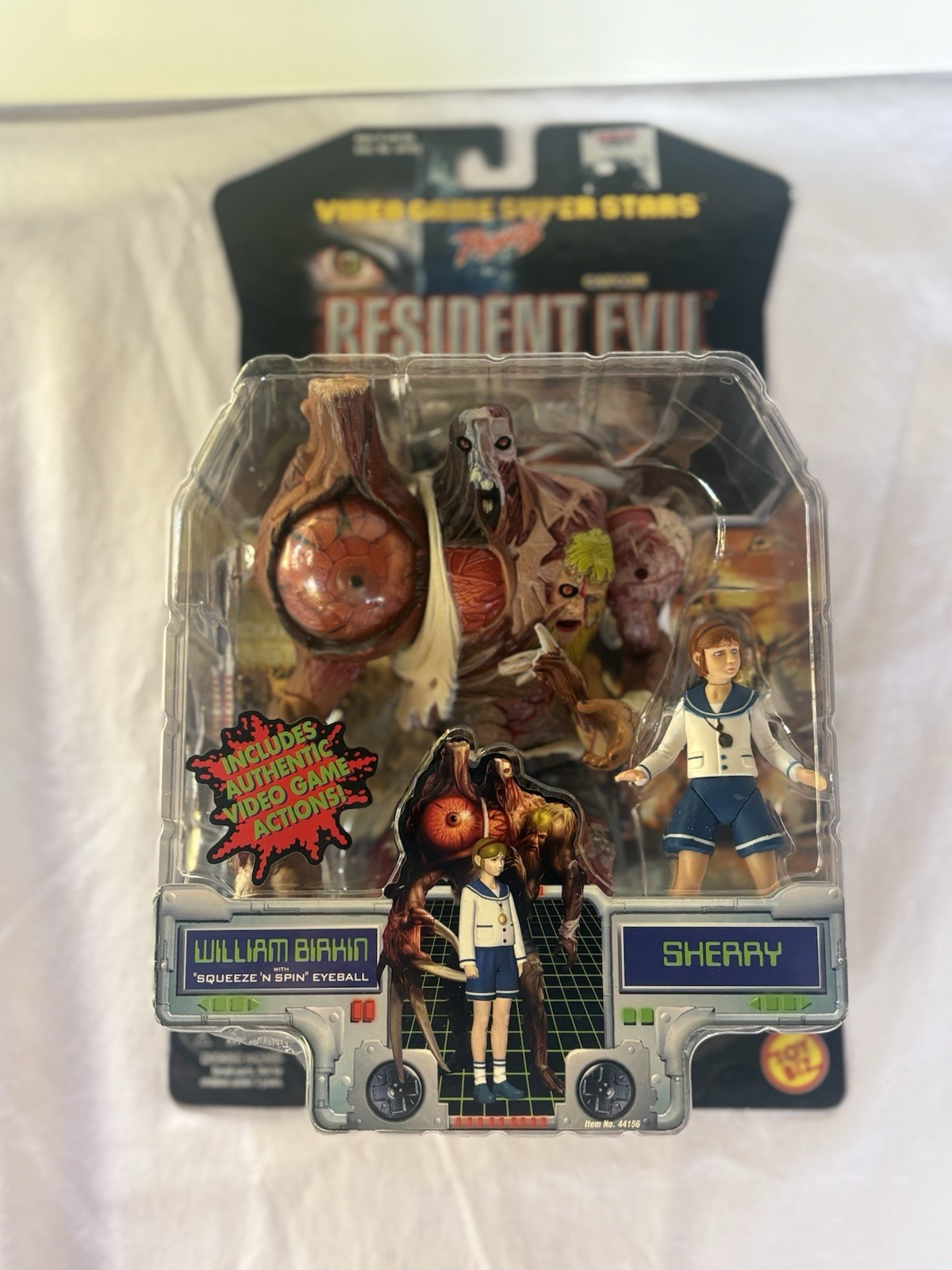 Toy Biz Resident Evil William Birkin Sherry Action Figure 1998