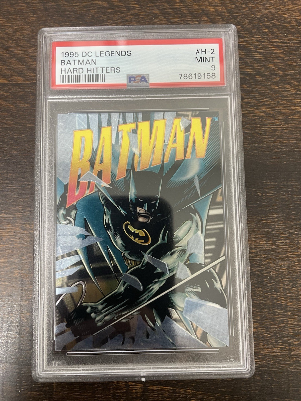1995 DC Legends Batman Hard Hitters #H-2 PSA 9