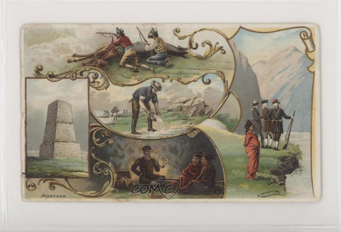 1892 K5 George Custer Montana #18 z6d