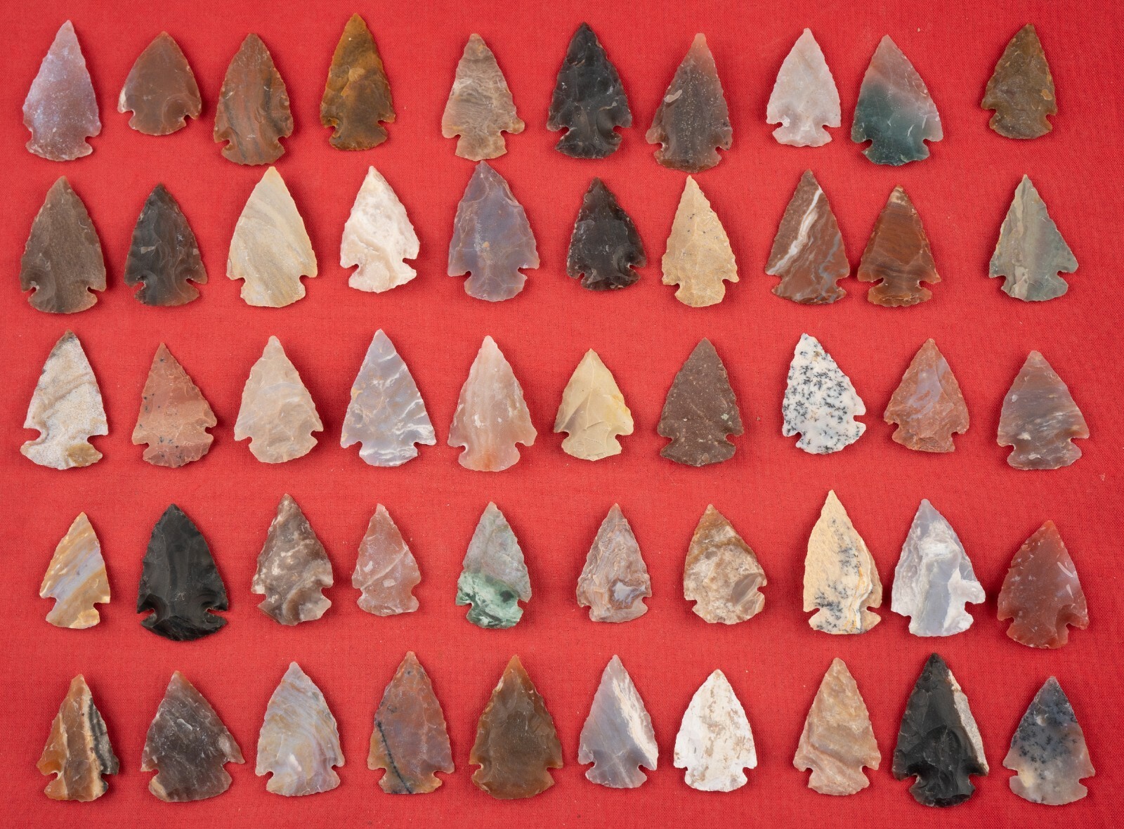 *** 50 PC Lot Flint Arrowhead OH Collection Project Spear Points Knife Blade *** *** 50 PC Lot Flint Arrowhead OH Collection Project Spear Points Knife Blade ***