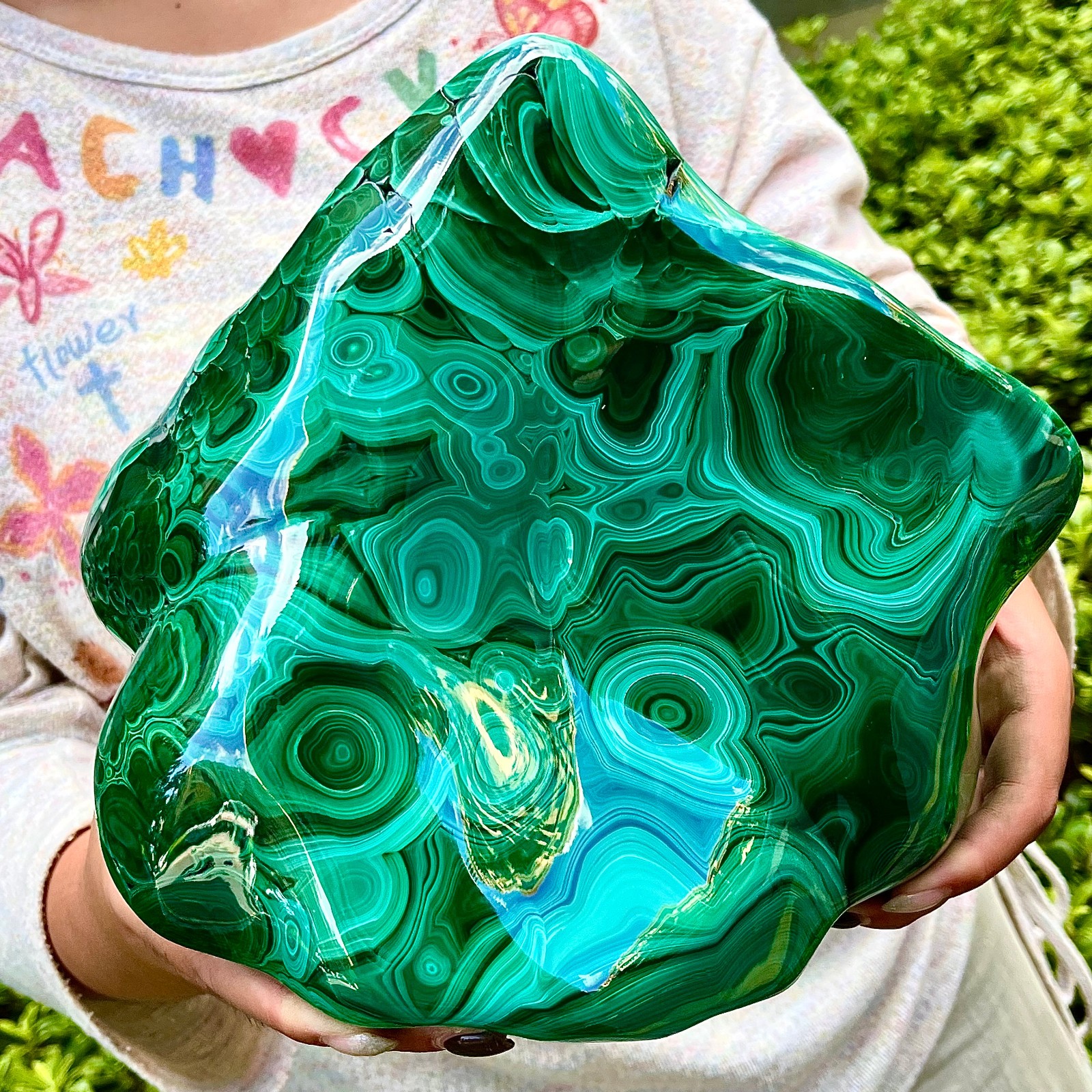 11.81LB   TOP Natural Malachite  crystal quartz Mineral specimen Reiki gem