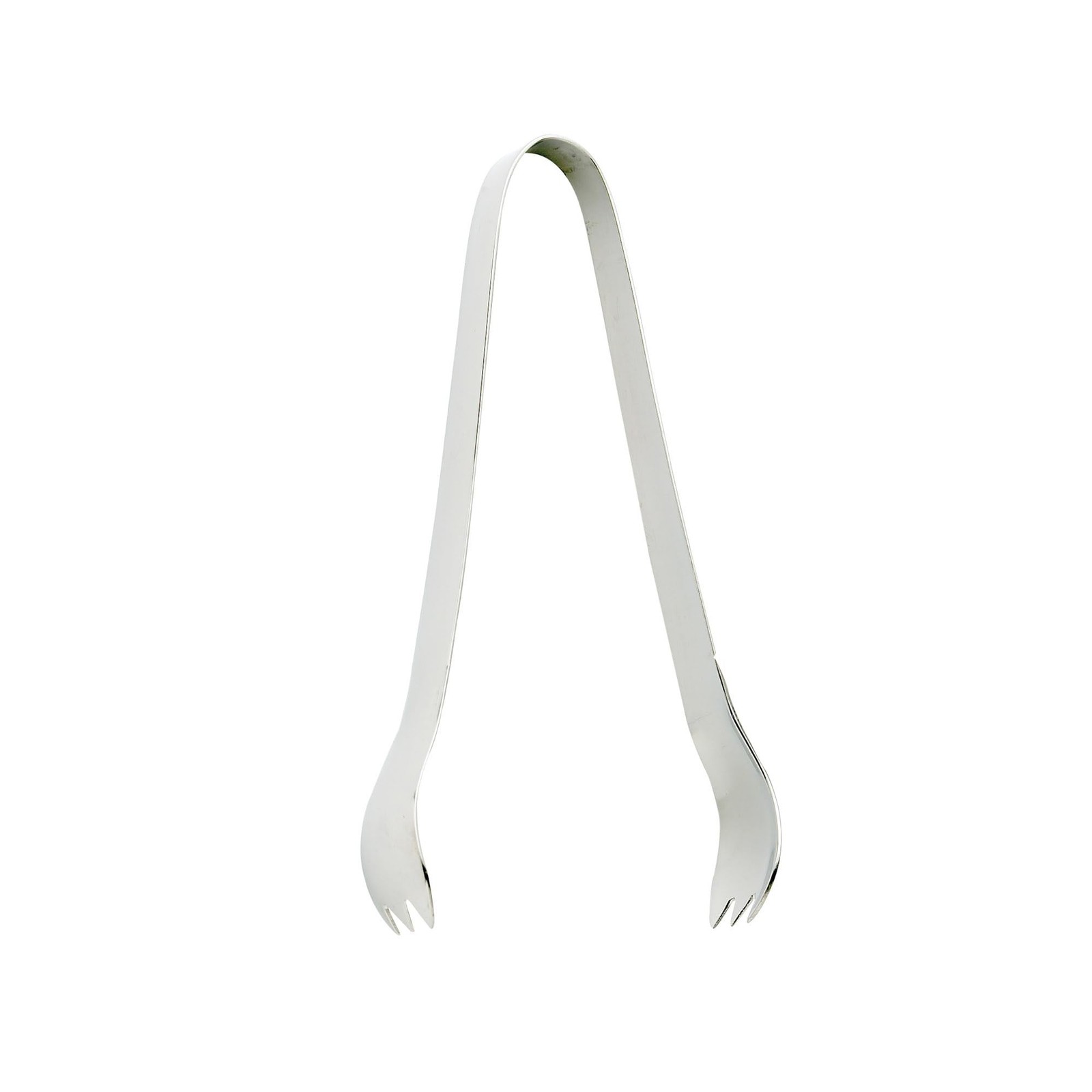 HIC Kitchen Ice Tongs, 18/8 Stainless Steel, Spring-Action Design, 6-Inch