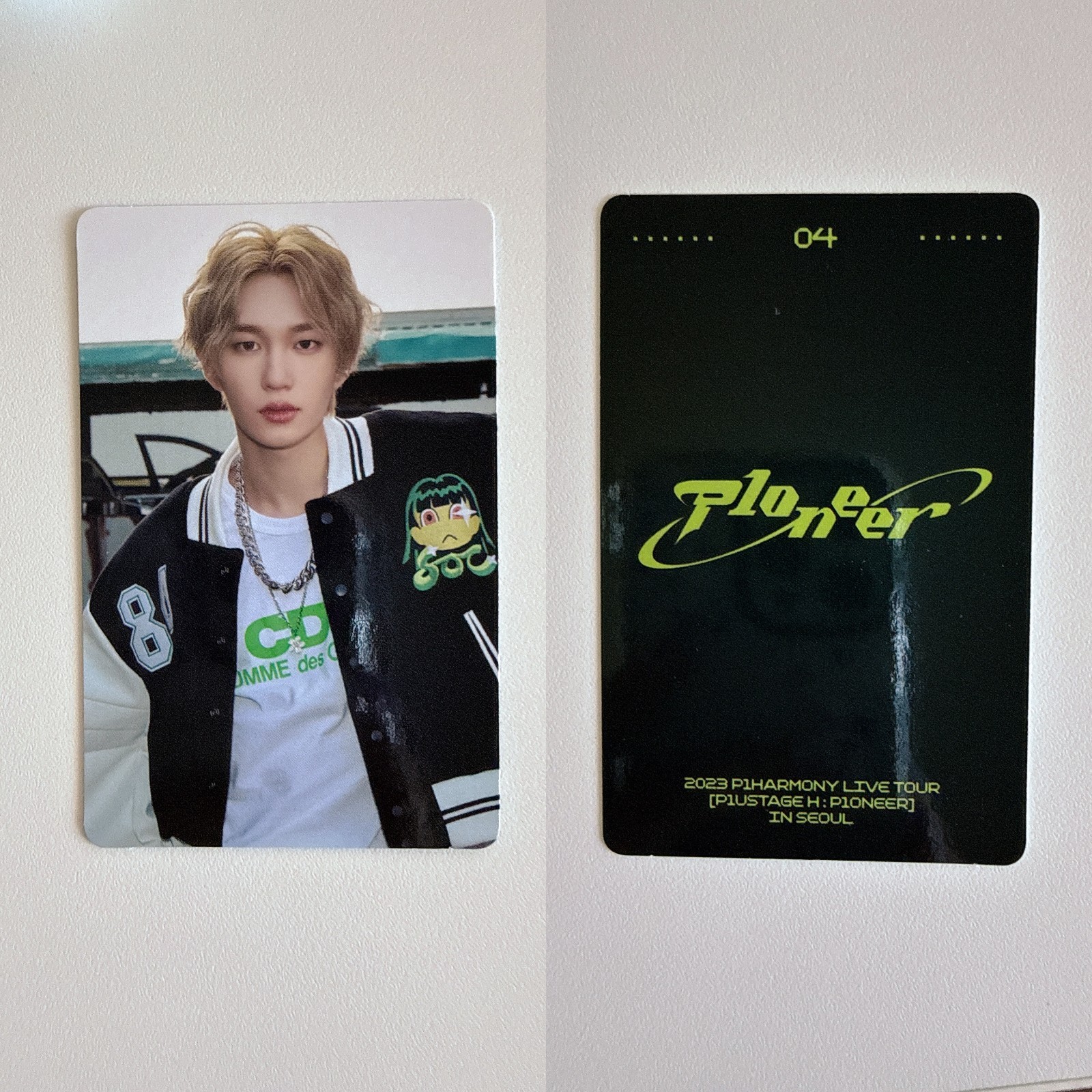 Theo P1Harmony Photocard P1ONEER World Tour Trading Card