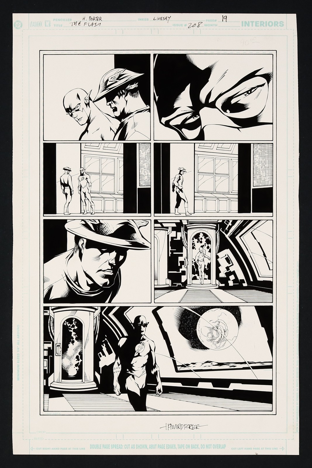 Original Art from Flash #208 (2004) Page 19 Porter/Livesay