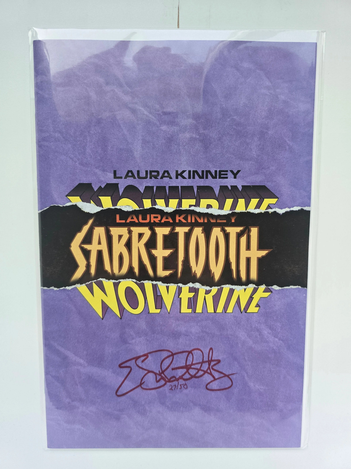 SIGNED WOLVERINE #10 (+TICKET AUTH) SIGNED BY ERICA SCHULTZ FORESHADOW LOGO