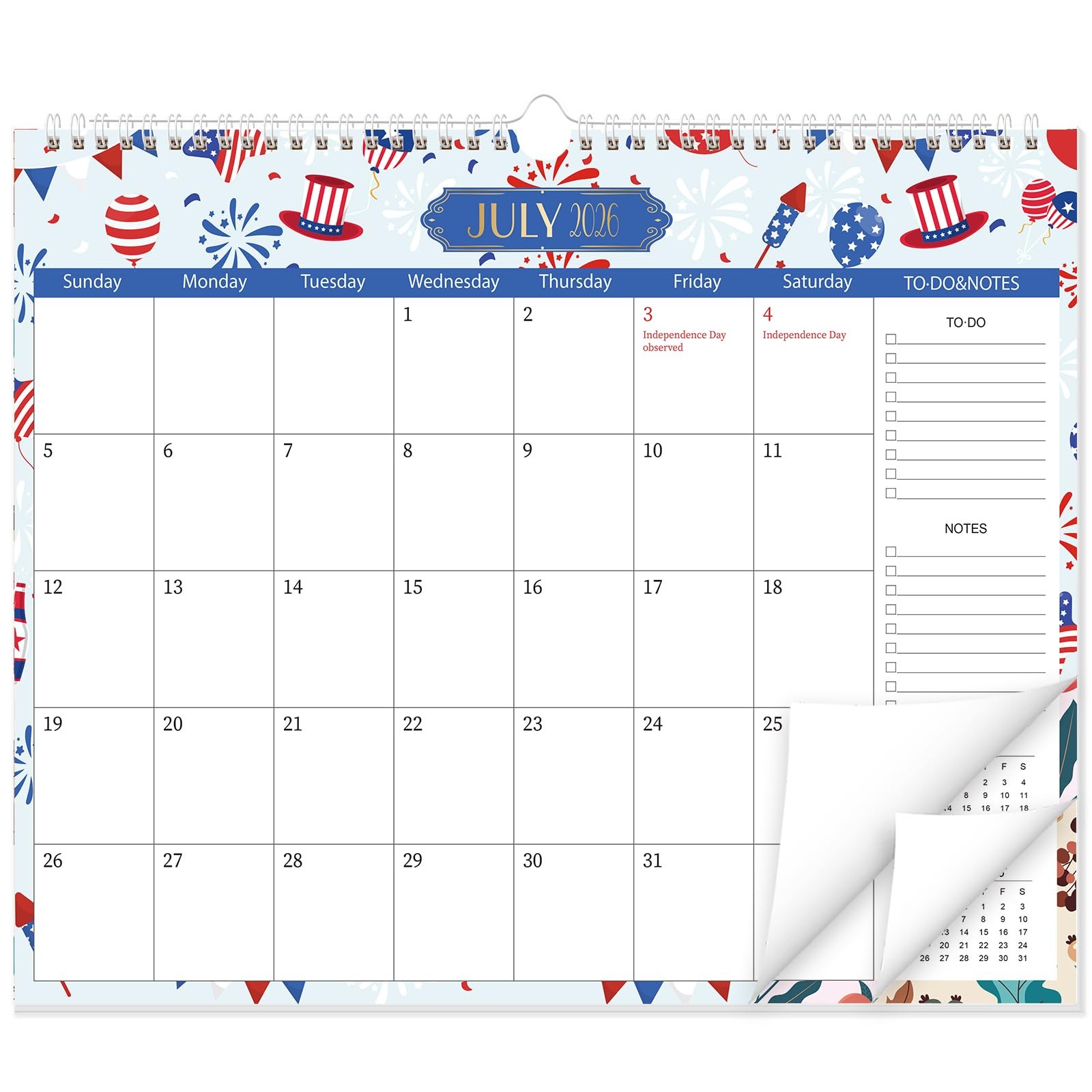 Wall Calendar 20262027, School Year Calendar from Jun. 2026 to Dec. 2027, 19M...