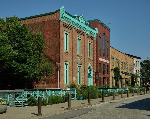 Photo:Rochester New York High Falls Factory Block 1900s Brick Buildings