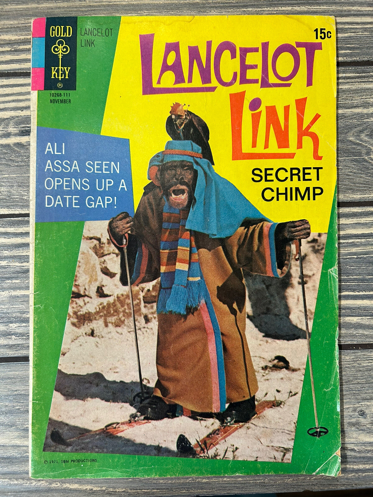 Vintage 1971 Lancelot Link Secret Chimp Comic Book November No 3