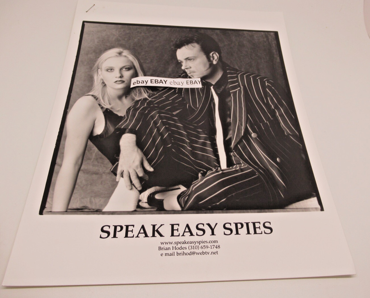 Speakeasy Spies California Swing Band 8x10 Promotional Photograph