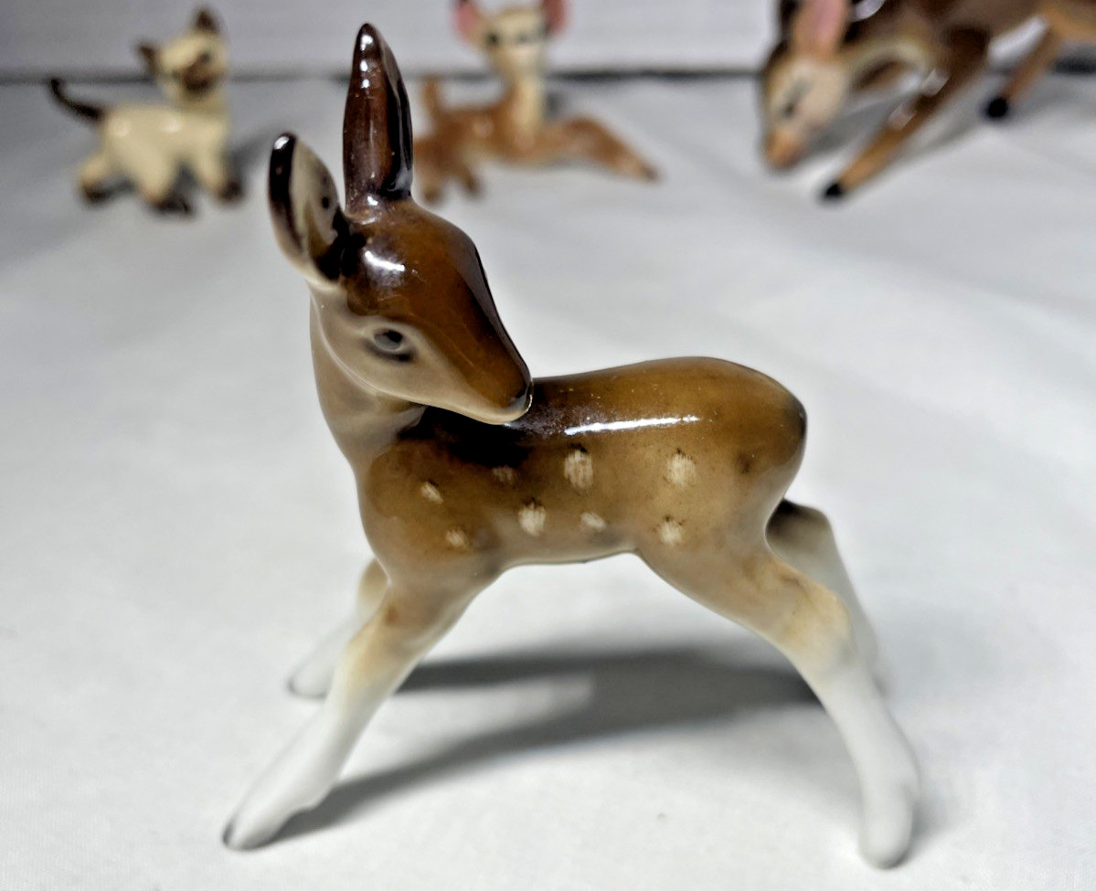 Vintage Cortendorf Early Goebel? Porcelain Deer Fawn Figure Germany