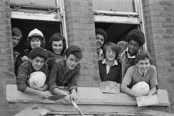 Schoolboys from Borough of Lambeth Streatham London 1976 OLD PHOTO Schoolboys from Borough of Lambeth Streatham London 1976 OLD PHOTO