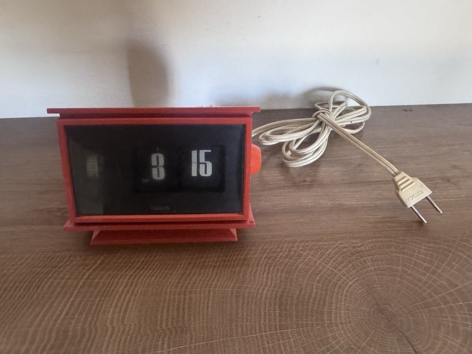 Vintage Caslon Mini mod Rare Flip Clock Working Made In Japan