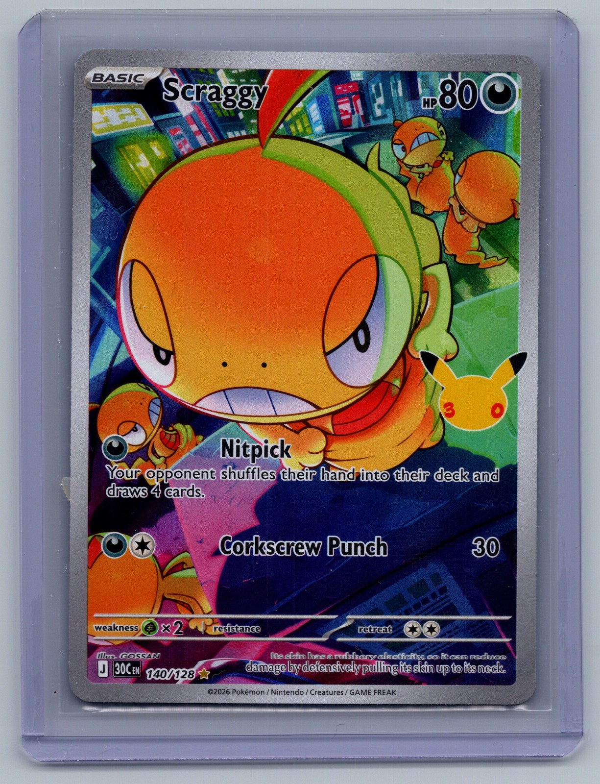 ME: 30th Celebration #140/128 Scraggy