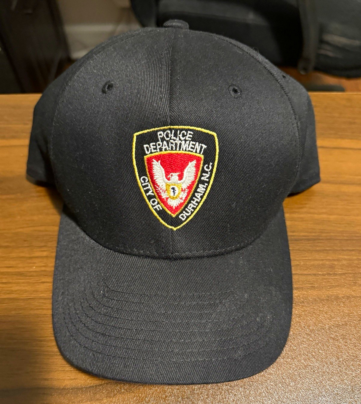Durham NC Police Department Flexfit Hat Black L/XL