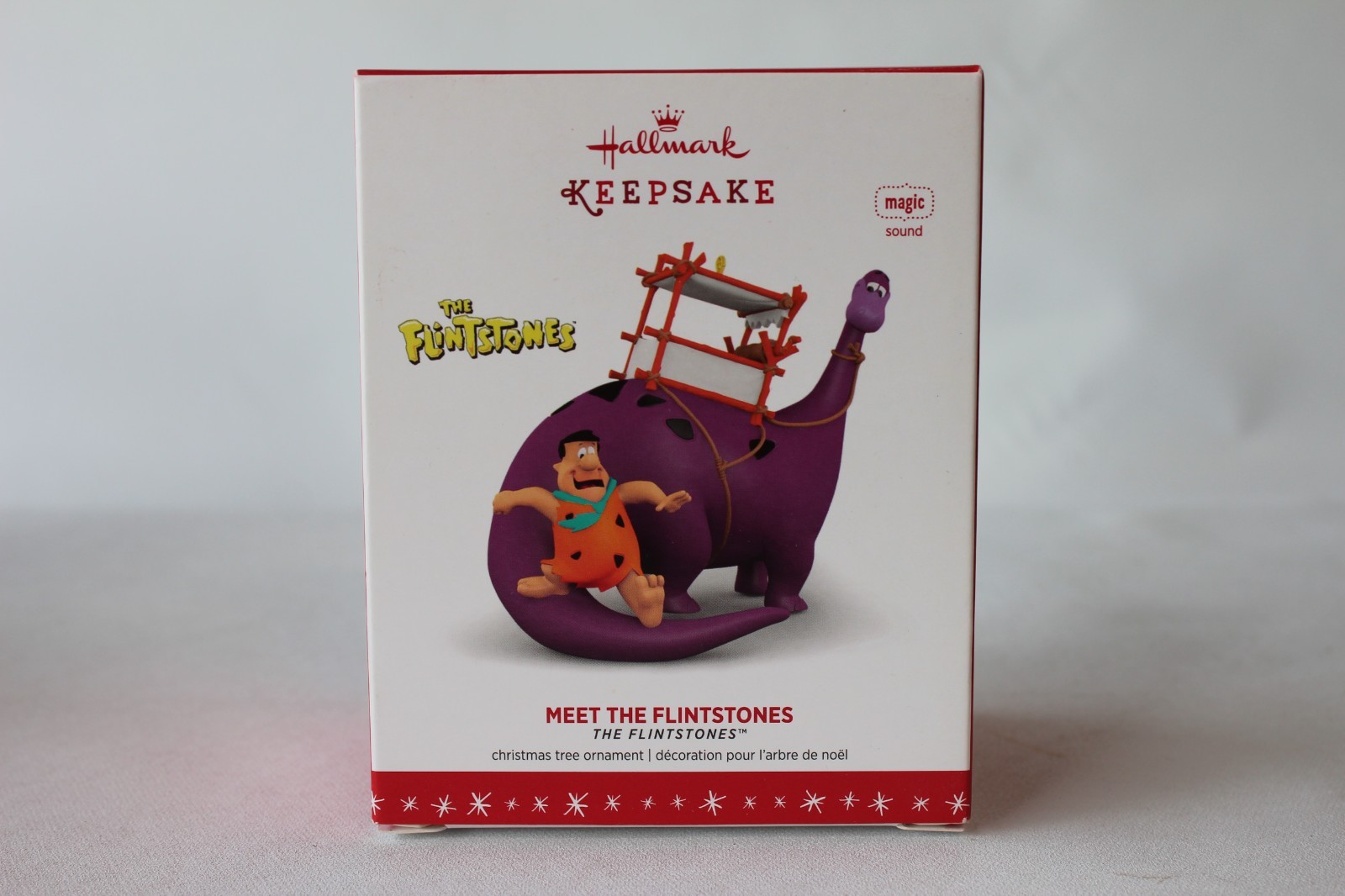 Hallmark Keepsake Meet The Flintstones  Magic Sound Christmas Ornament,  2016