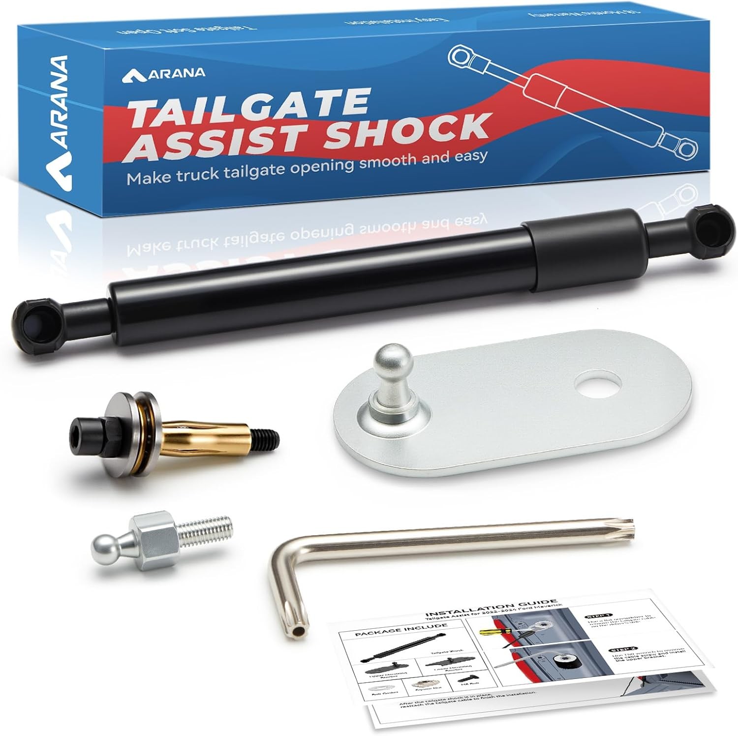 ARANA Tailgate Assist Shock for F150 F250 F350 F450 1997-2016, Tail Gate Slow