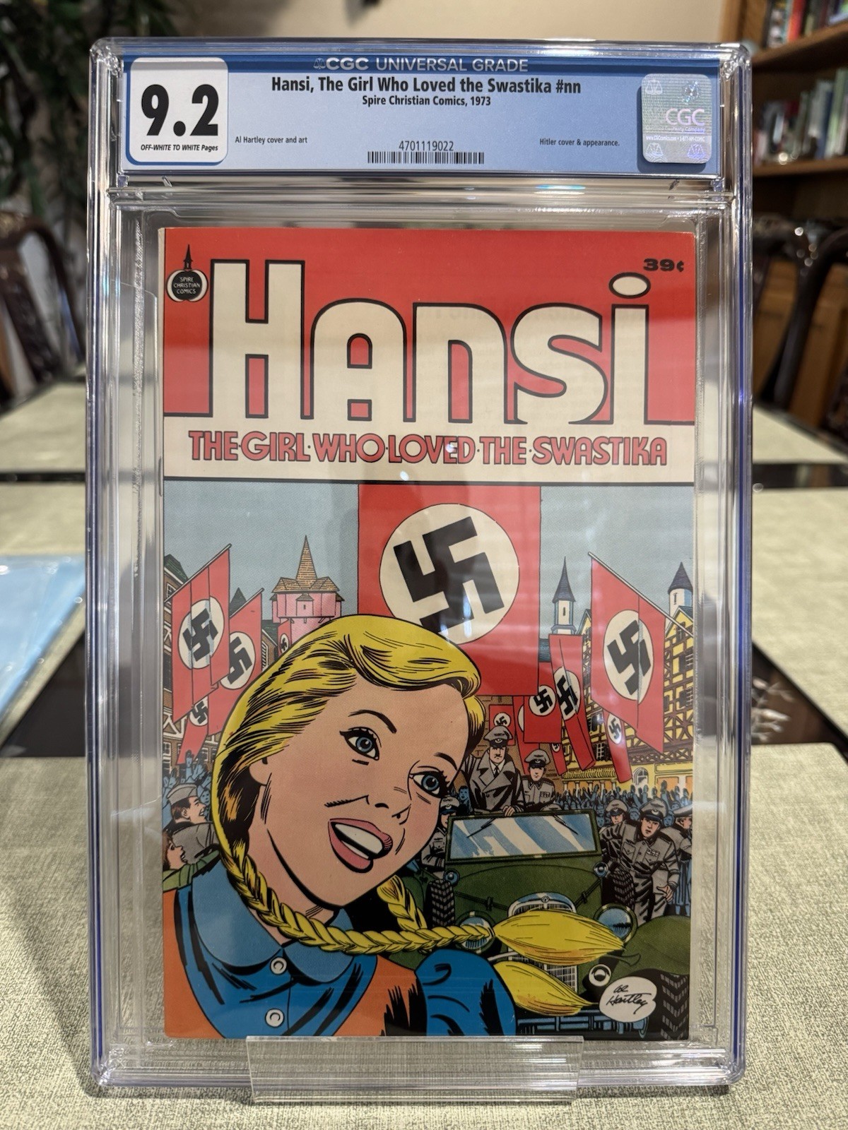 Hansi The Girl Who Loved the Swastika Comic CGC 9.2 (1976) 39. Variant