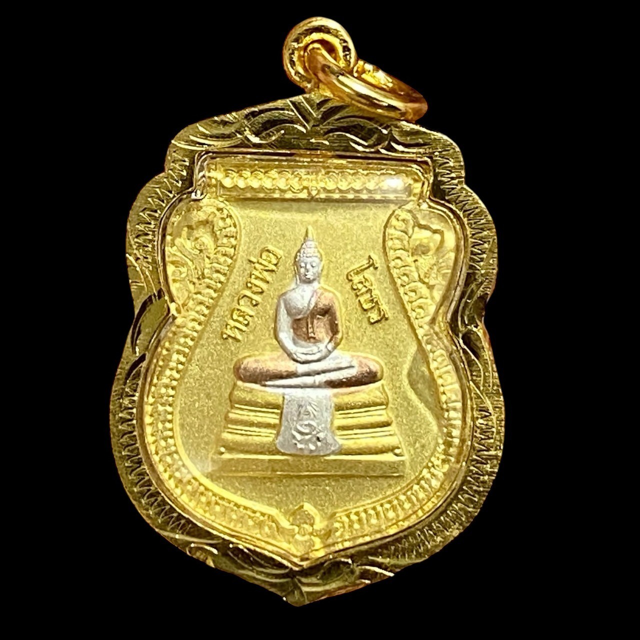 Powerful LP Sothorn Pendant Success Wealth Luck Thai Amulet Gold Plated Charm Powerful LP Sothorn Pendant Success Wealth Luck Thai Amulet Gold Plated Charm