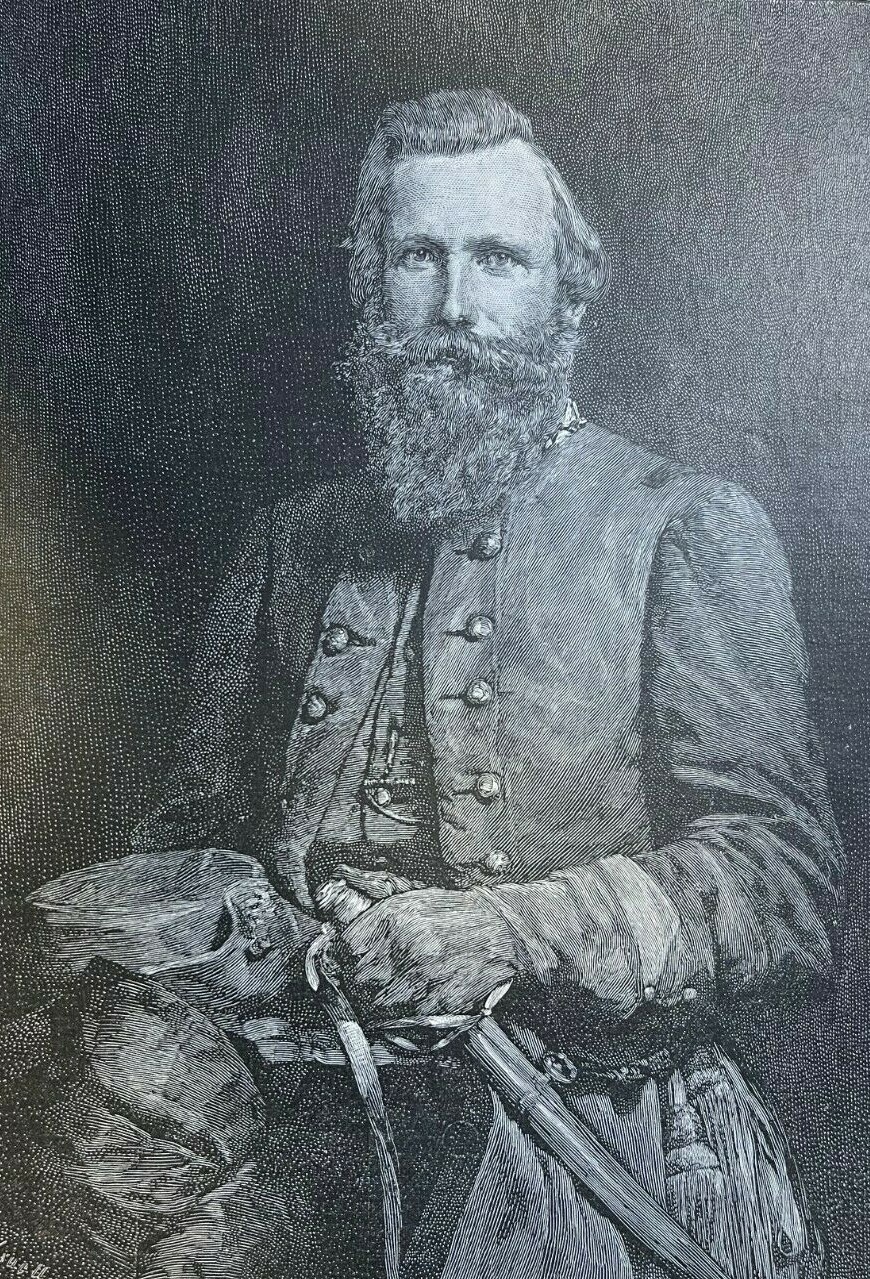 1885 Vintage Magazine Illustration Confederate General J.E.B. Stuart 1885 Vintage Magazine Illustration Confederate General J.E.B. Stuart