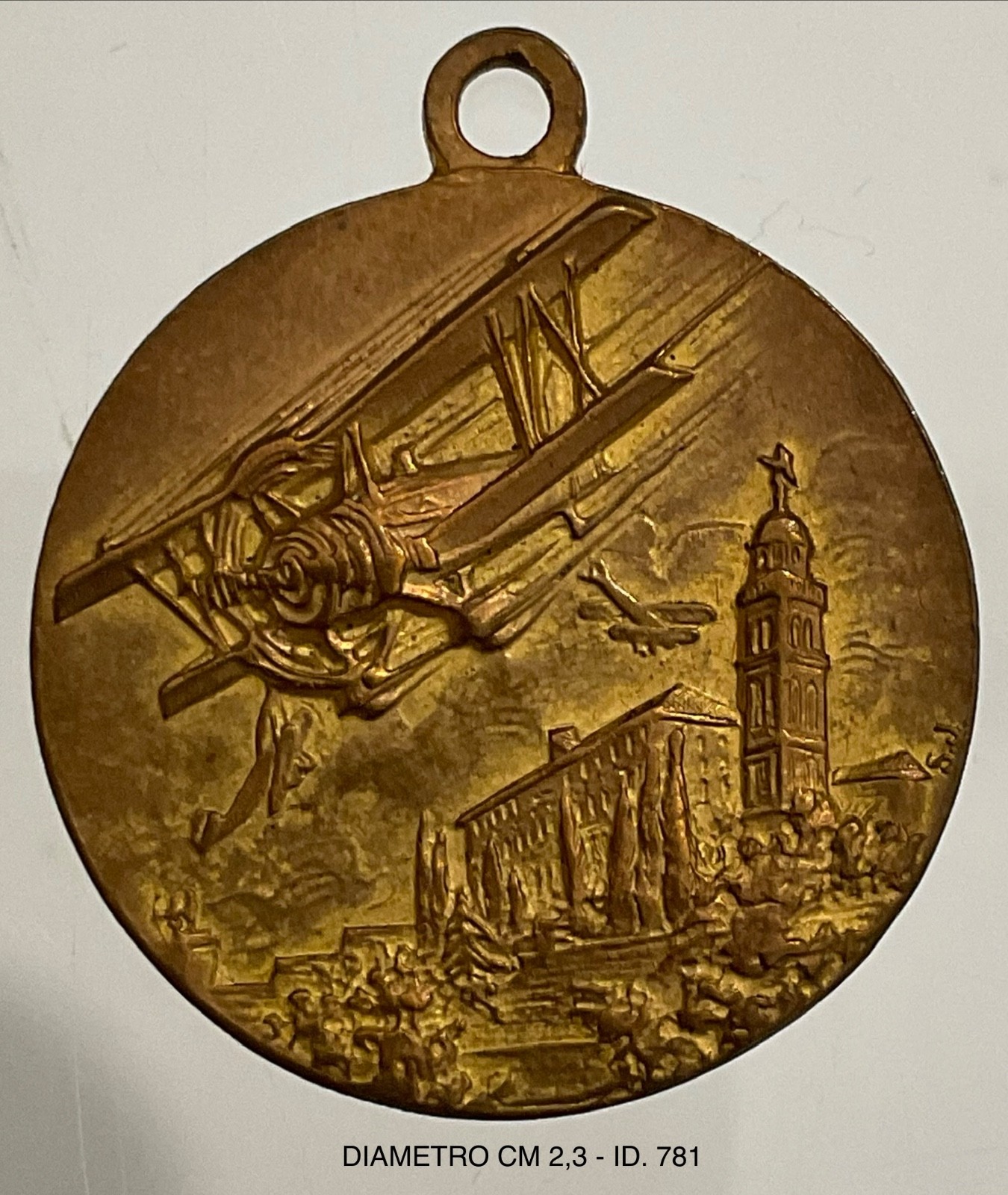 UDINE RUNA ROYAL UNION NATIONALE AERONAUTICO G.D’ODORICO MED. AVIORADUNO 1937