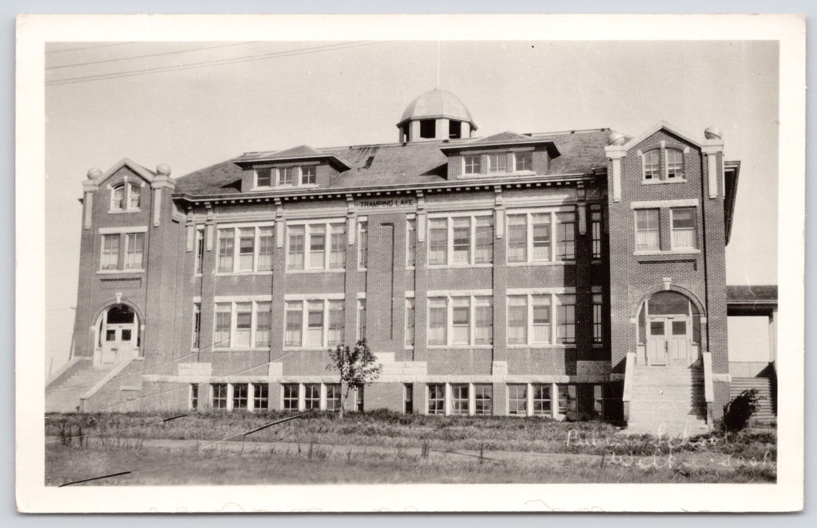 Postcard RPPC Public School Building Wilkie Saskatchewan Canada c1930s Postcard RPPC Public School Building Wilkie Saskatchewan Canada c1930s