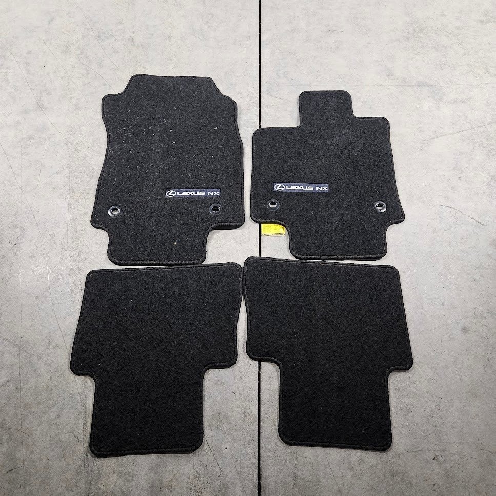 Lexus Floor Mats 2022-2024 Black NX PT206-7822X-XX Carpet 4 Piece Set