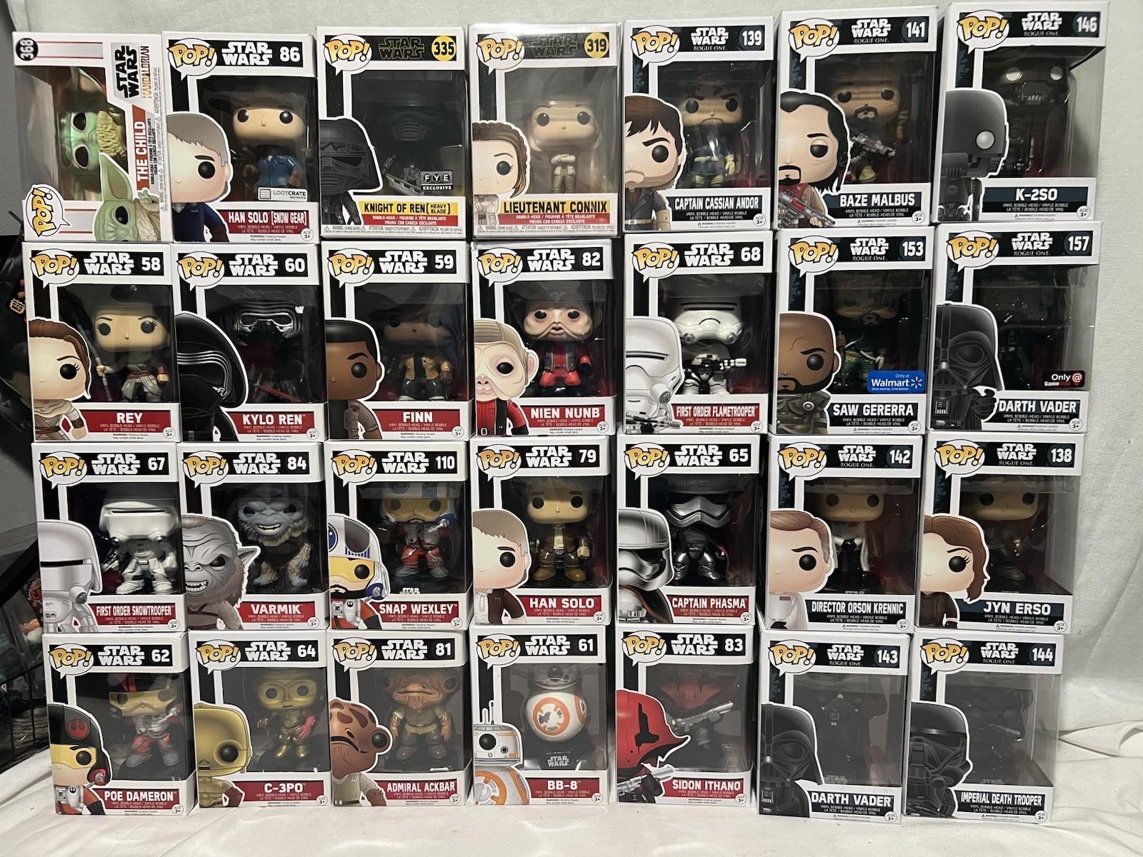 *28 Pc Lot* Star Wars: The Force Awakens & Rogue One 28 Piece Funko Pop Bundle *28 Pc Lot* Star Wars: The Force Awakens & Rogue One 28 Piece Funko Pop Bundle
