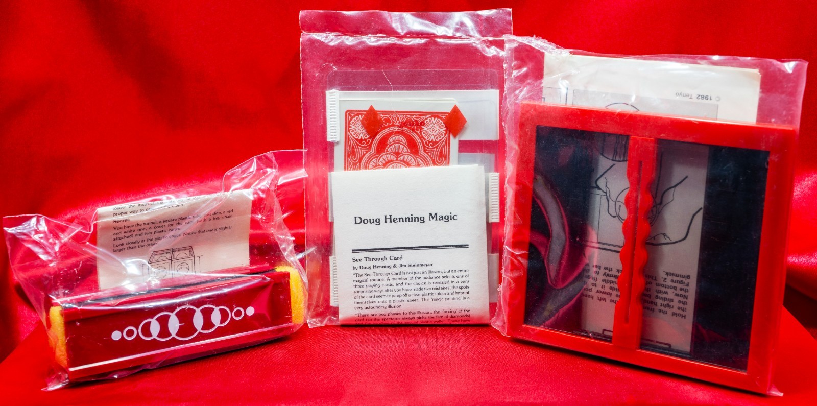 Tenyo Doug Henning See Through Card | Tunnel of Darkness | Wonder Window | BNIP