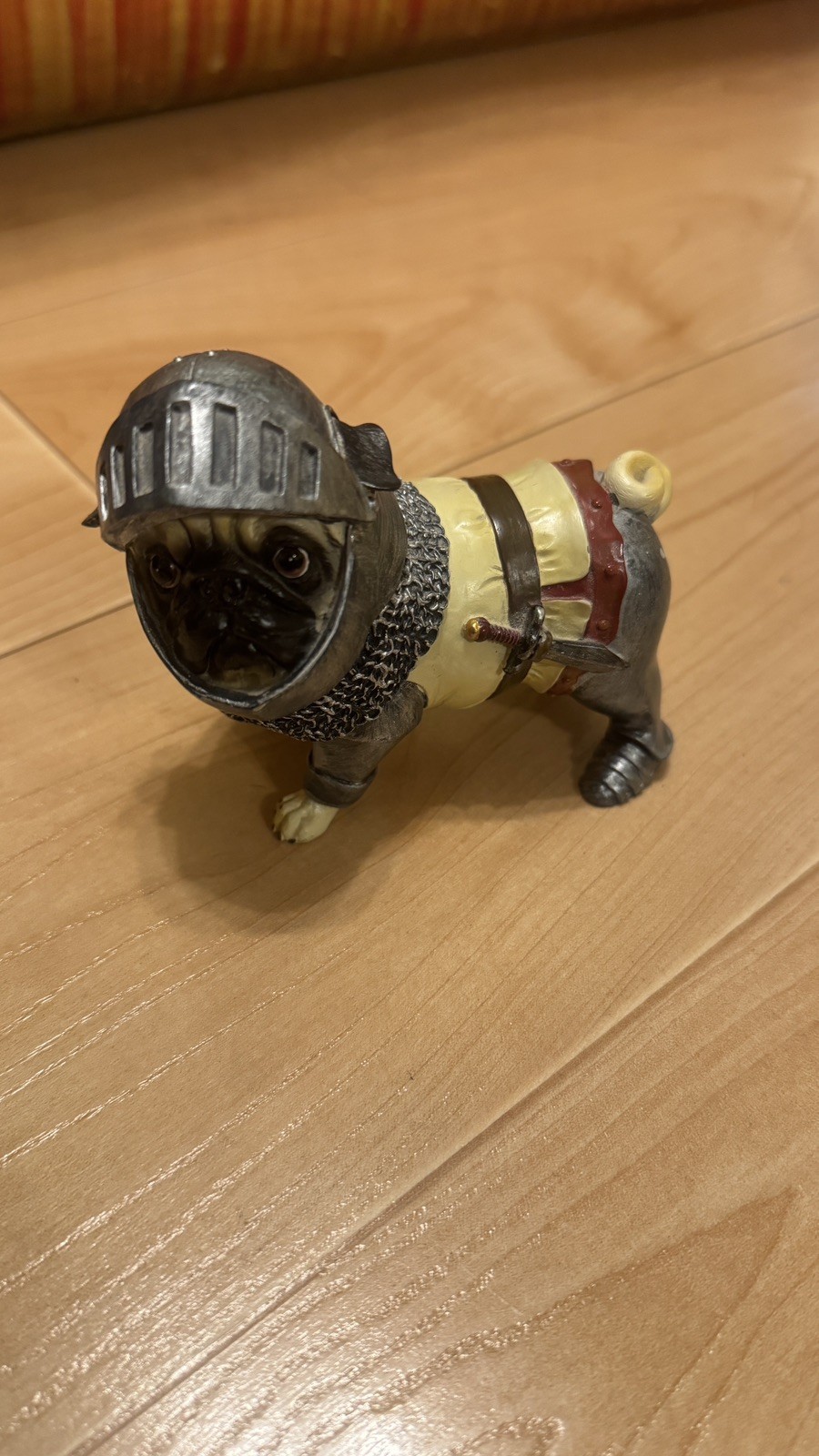 Westland Gifts Pugnacious Pug-nacious Knight Protector Pug No Box foot damage  
