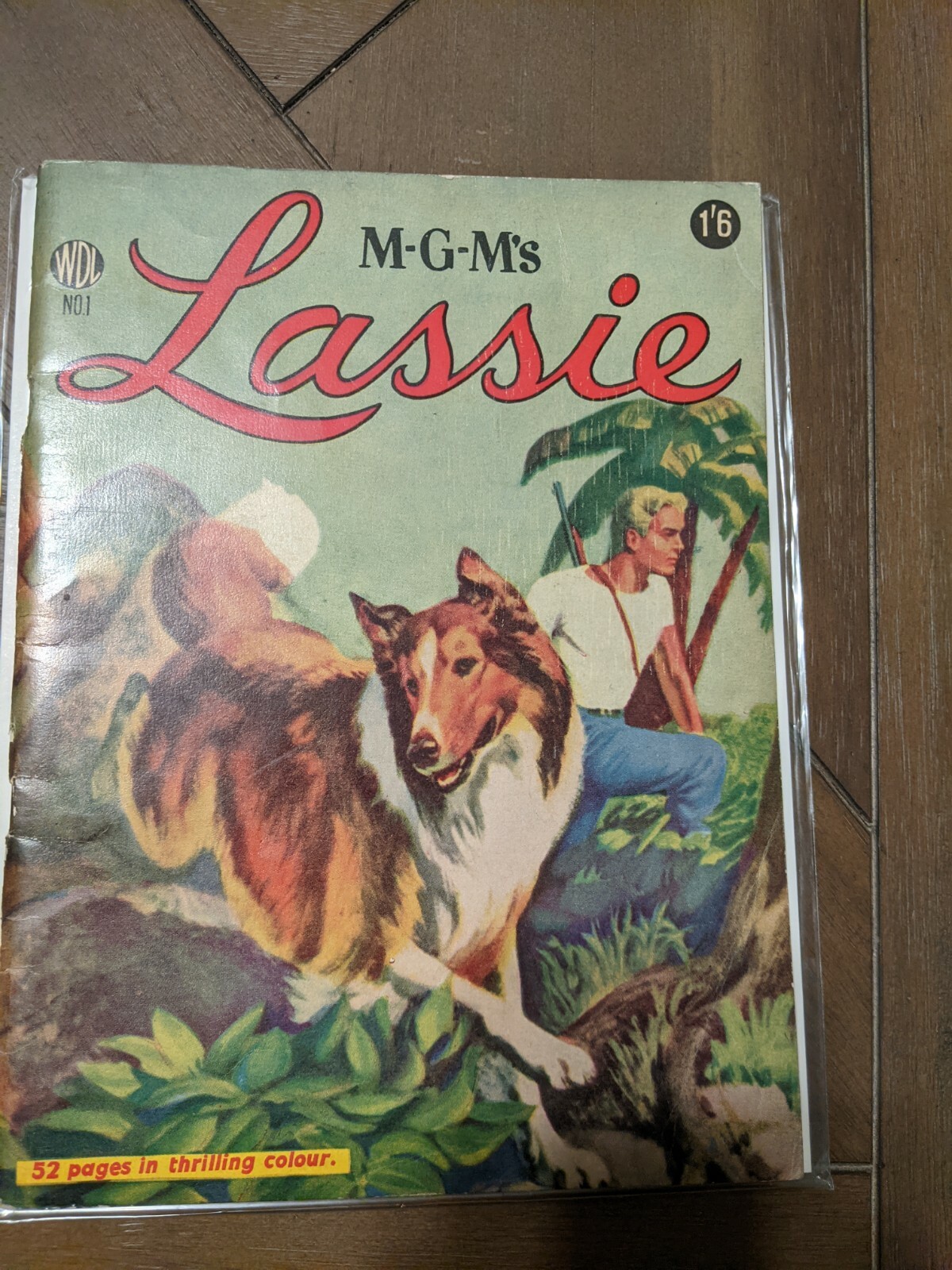 M-G-M\'s LASSIE #1 VERY GOOD / FINE 5.0 1950 WDL COMICS UK EDITION