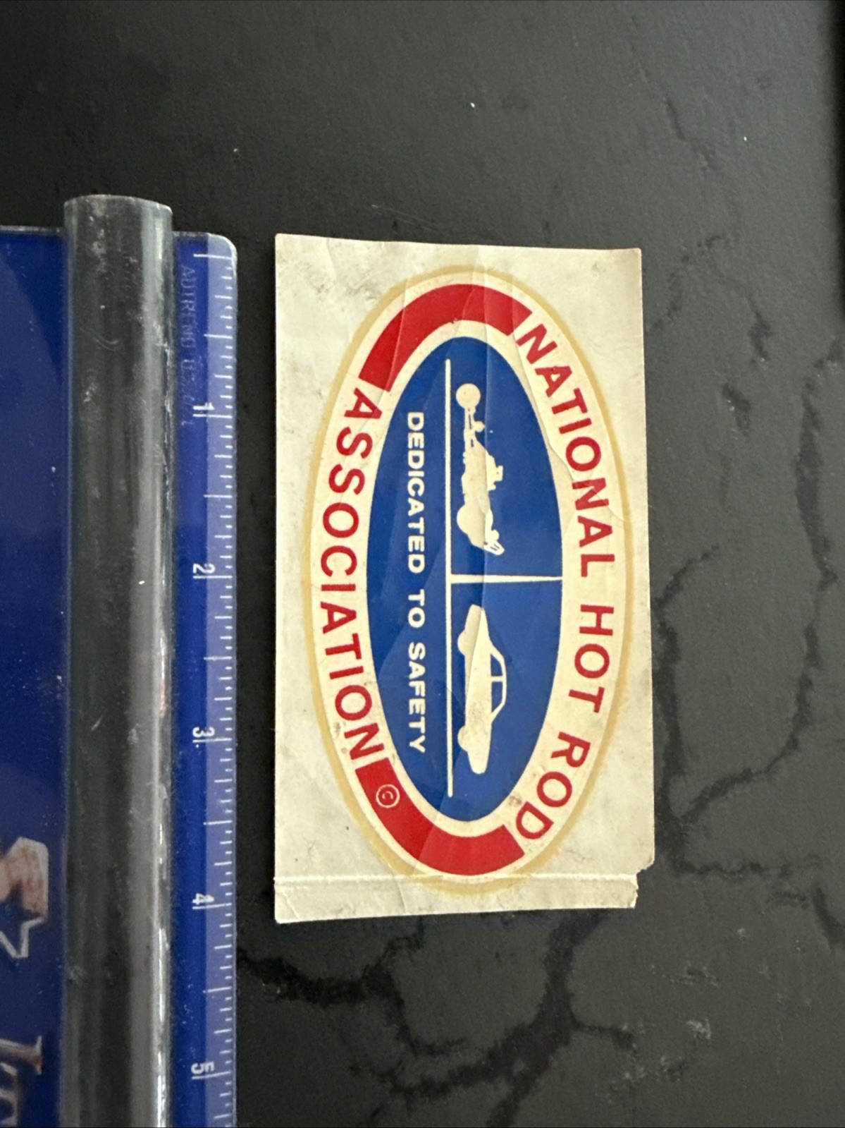 Vintage Nhra National Hot Ride Association Dedicated To Safety Waterslide Decal