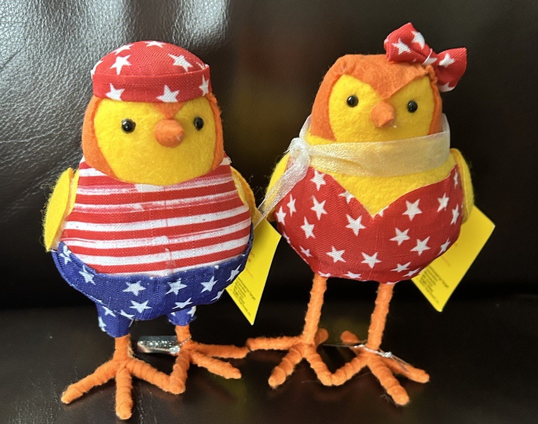 2022 Target Spritz Bird Drummer & Star Patriotic Sun Squad Summer Birds NWT