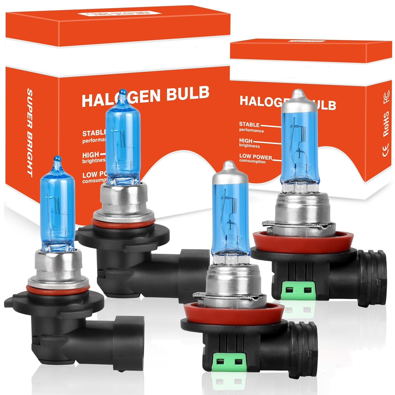 Fit for Chrysler 200 2013 2014 2015 High Performance Halogen Headlight Bulbs,...