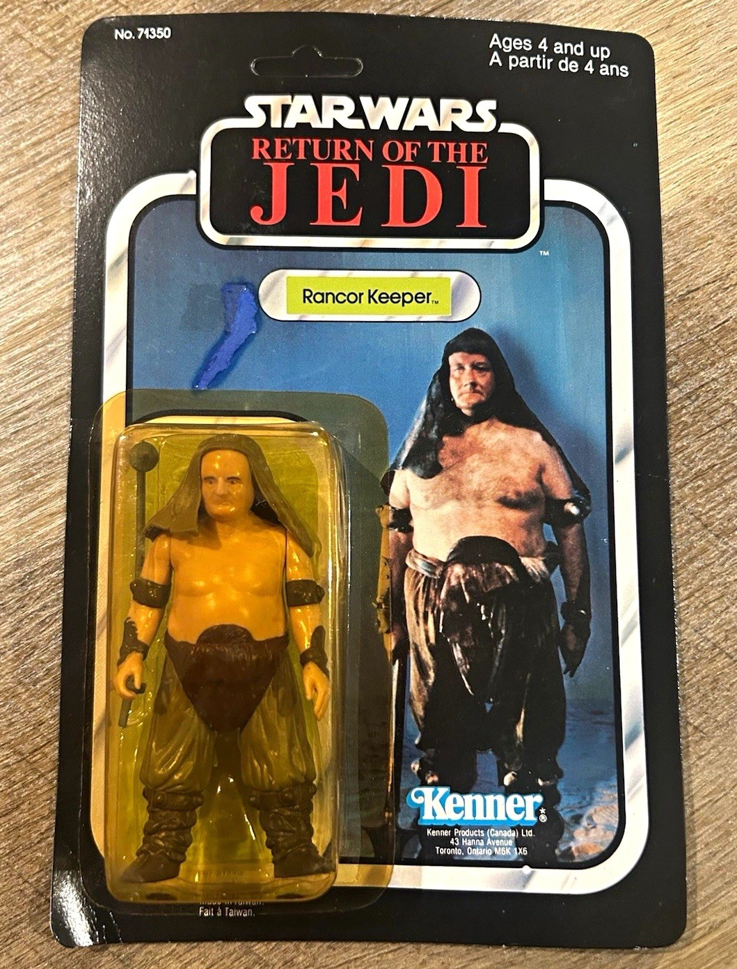 Kenner Star Wars ROTJ Rancor Keeper Vintage 1983 Action Figure on Card