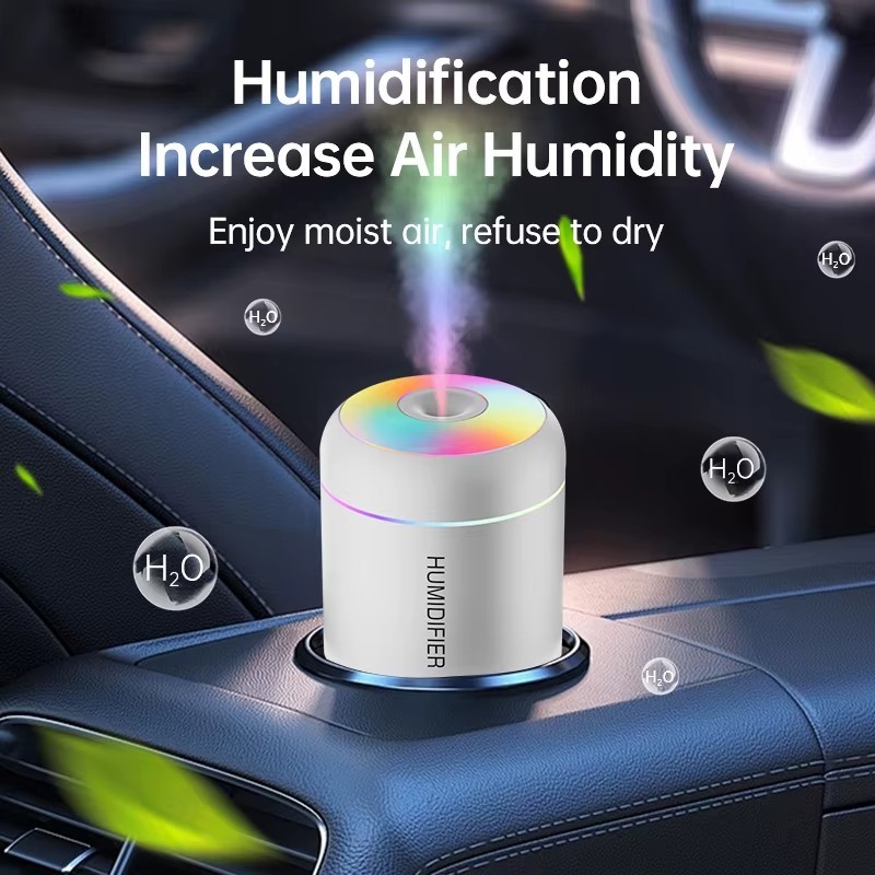 White 180ml USB Air Humidifier Aroma Diffuser Essential Oil Mist Maker For Home