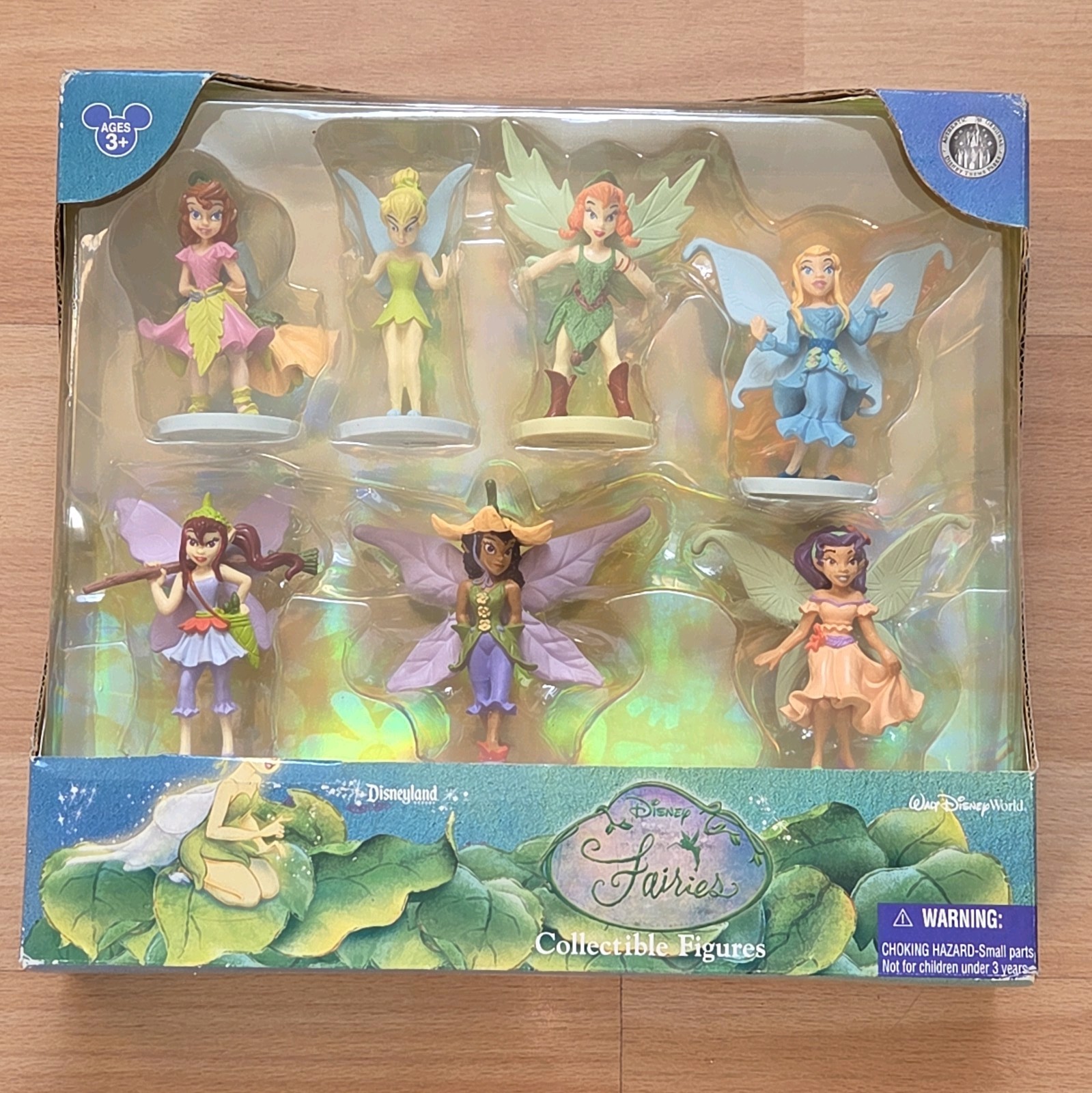 DISNEY FAIRIES COLLECTIBLE FIGURES BOX SET THEME PARK ORIGINAL TINKERBELL NIB