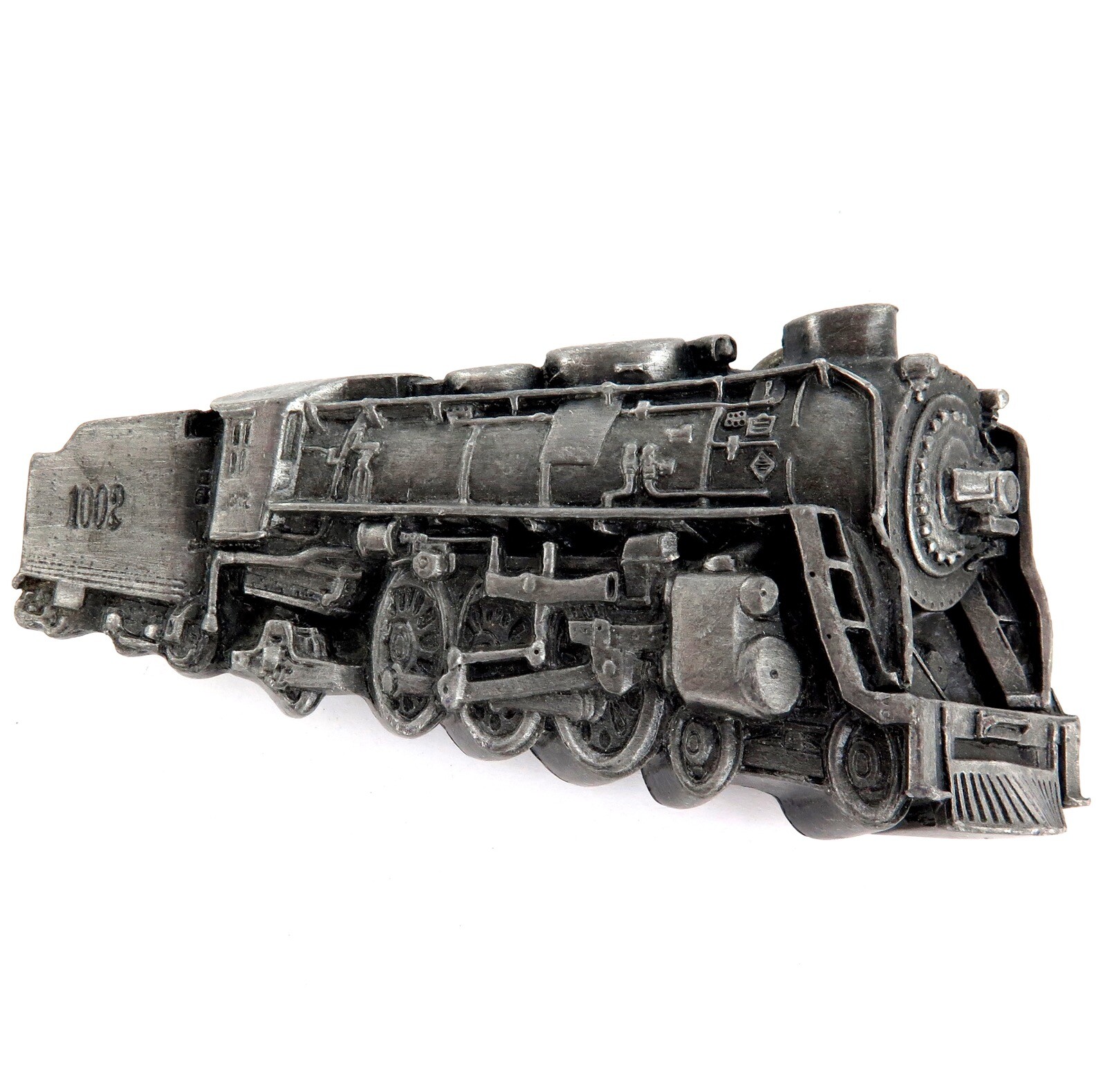 .1978 STUNNING HEAVY SET RAILROAD STEAM ENGINE LARGE BELT BUCKLE. .1978 STUNNING HEAVY SET RAILROAD STEAM ENGINE LARGE BELT BUCKLE.