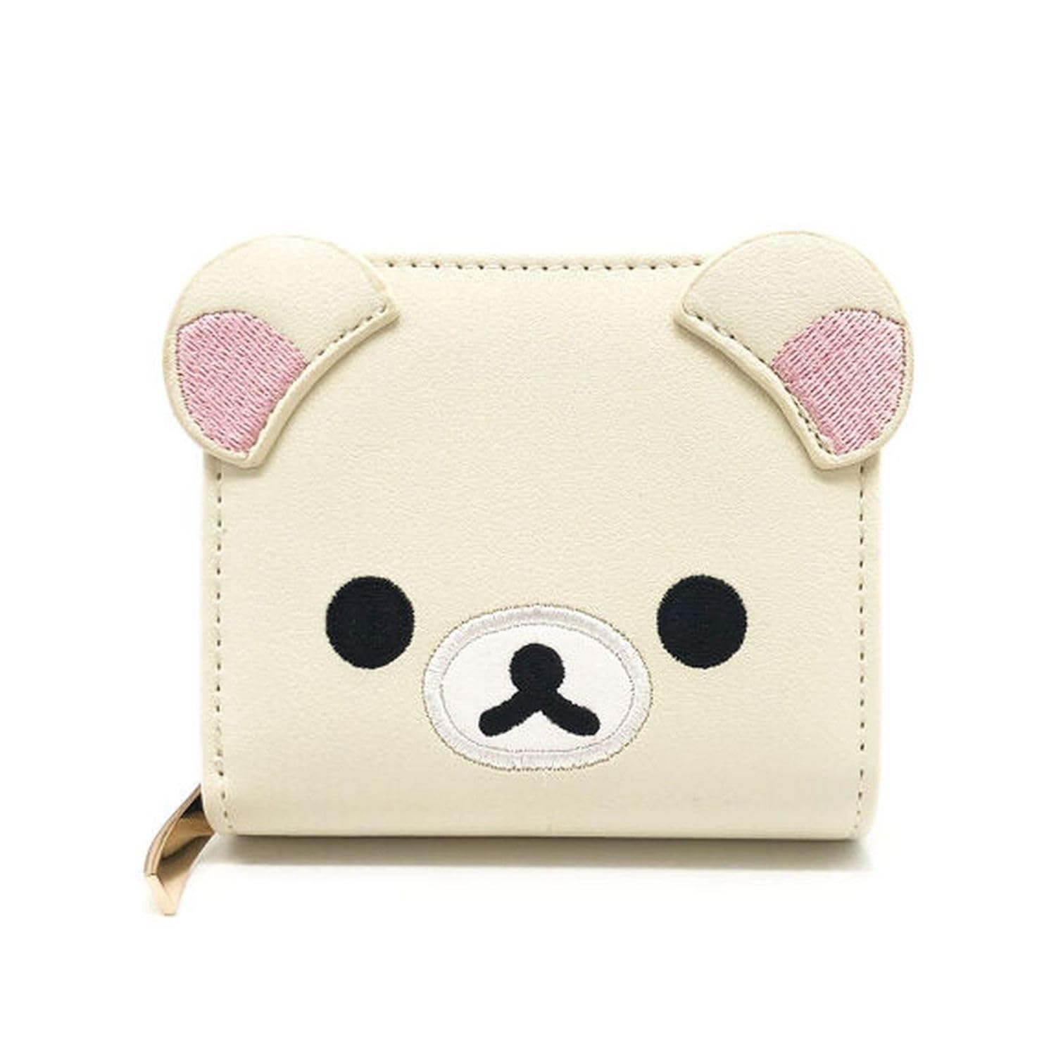Sun Art Rilakkuma Face Round Wallet Korilakkuma RK-724-CR
