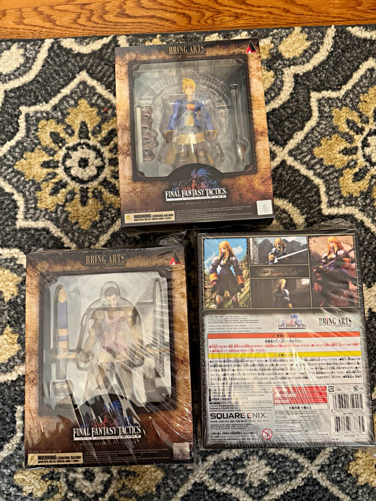 Square Enix Bring Arts Final Fantasy Tactics Ramza Beoulve, Delita, & Agrias Lot Square Enix Bring Arts Final Fantasy Tactics Ramza Beoulve, Delita, & Agrias Lot