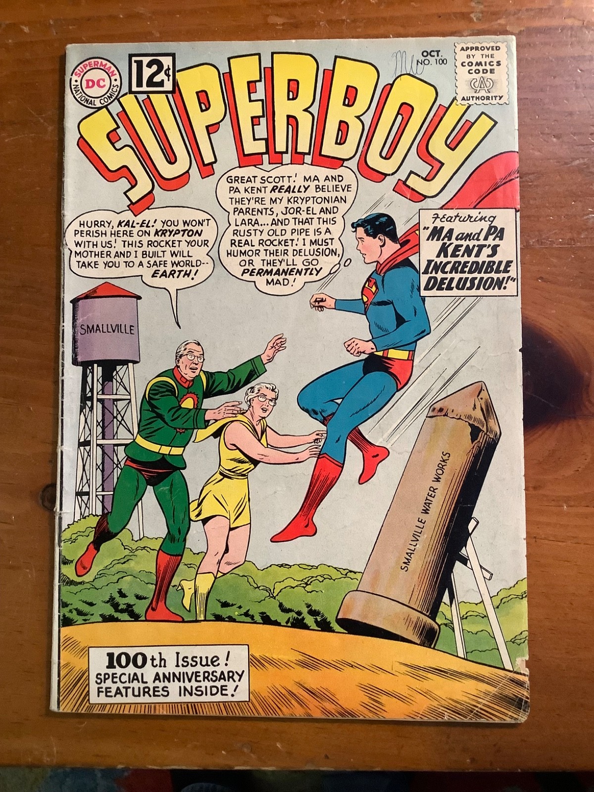 Superboy #100 (1962 DC) - 100th Anniversary Issue, 1st Dr. Xandu