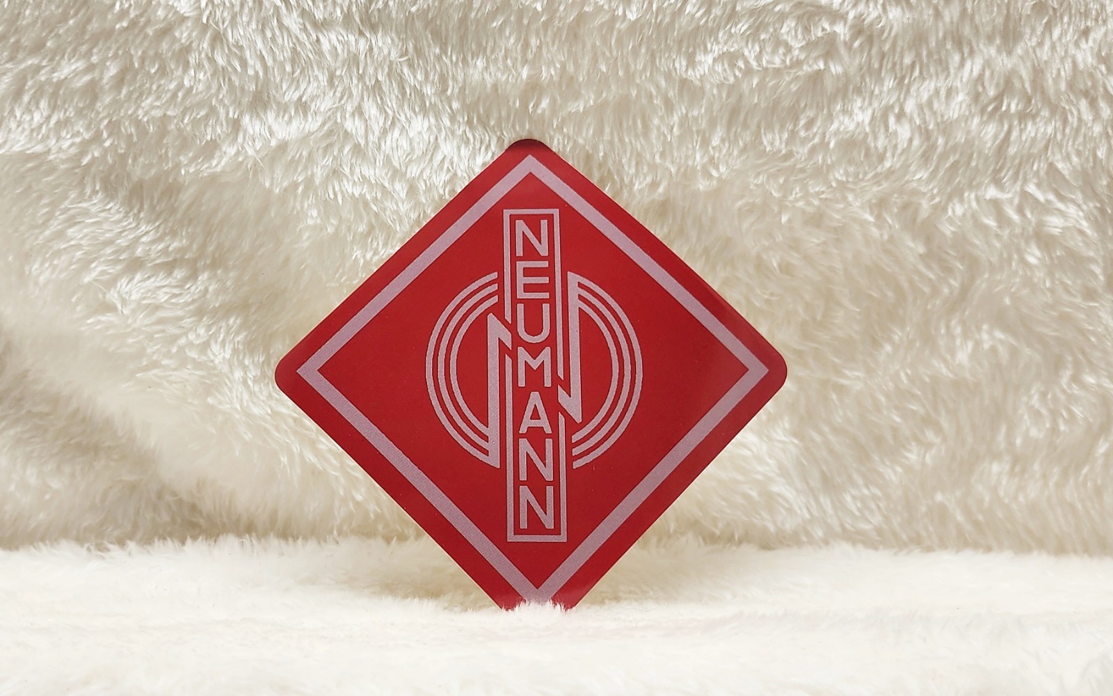 Neumann Microphones Sticker Silver & Red